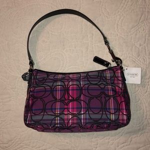 New with tags multicolored coach purse